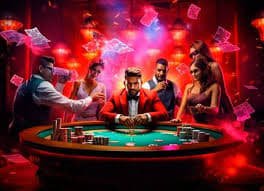 https7777 Live Baccarat ဒီလာနှင့် ကတ်ဂိမ်း ကစားနေသောမြင်ကွင်း